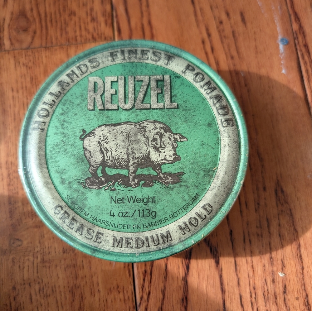 NEW Sealed Reuzel Holland's Finest Pomade Grease Medium Hold 4 oz